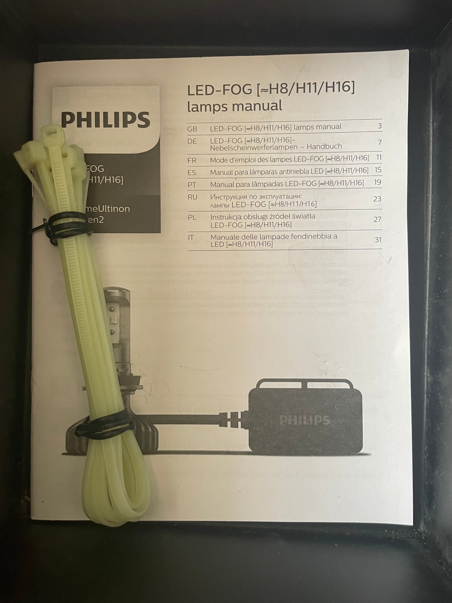 Philips LED-FOG H8/H11/H16