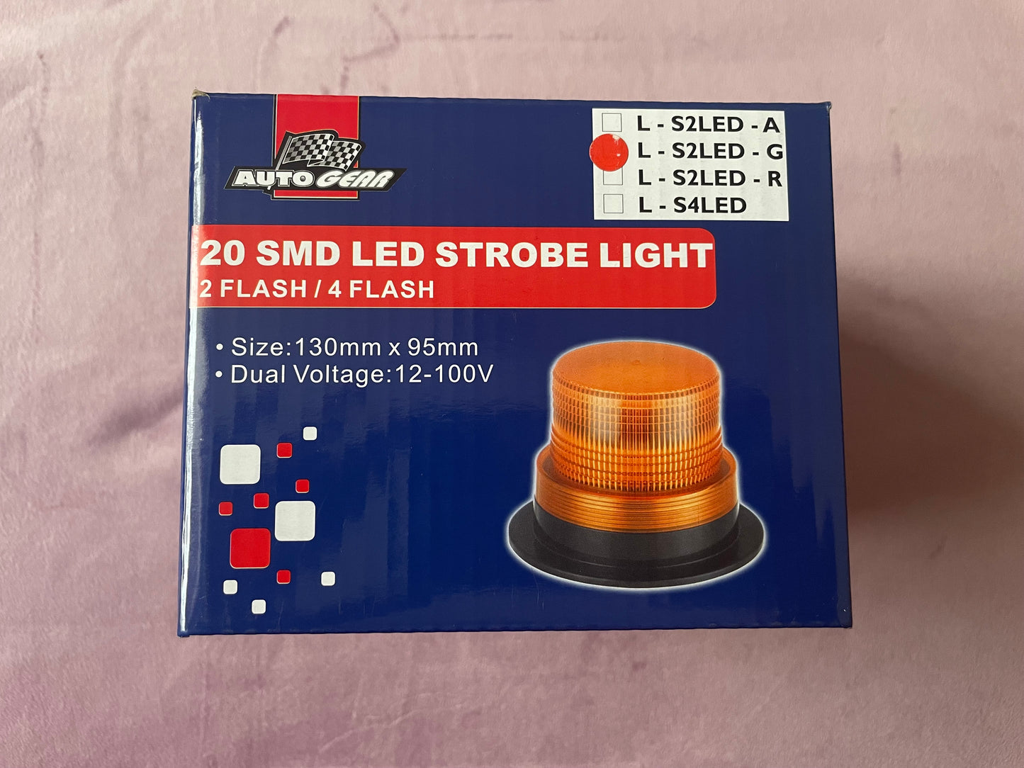 20 SMD 2 Flash/4 Flash LED Strobe Light