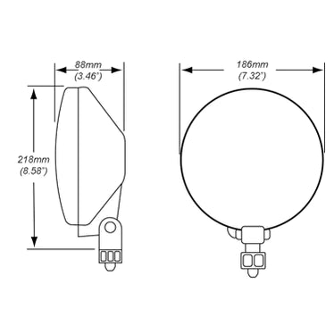 Hella Comet 700FF Driving Lamp